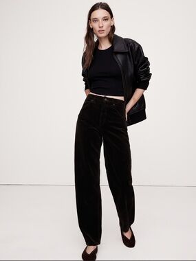 Banana Republic HIGH-RISE BOW CORDUROY PANT